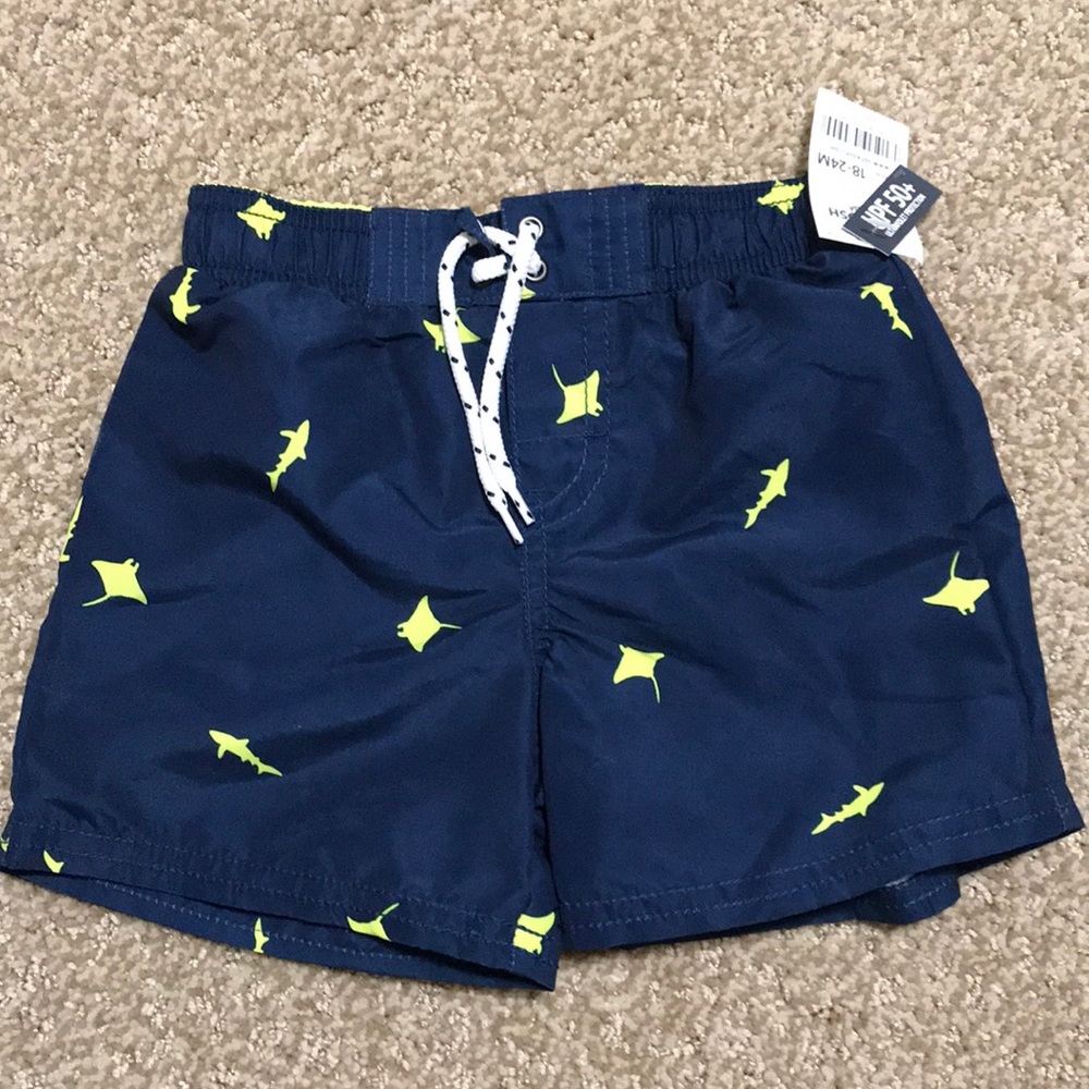 New swim shorts UPF 50+ with tags attached